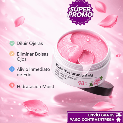 Oferta Especial 3x1 Rose Hyaluronic™: Hidratación y Frescura para Ojos Cansados
